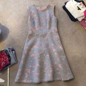 Pink and Gray floral dress